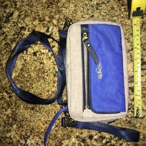 Kipling cross body bag (nylon) dual color.
